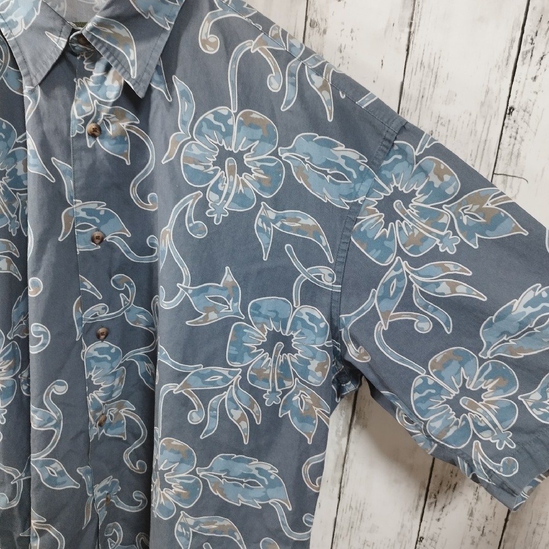 Timberland(ティンバーランド)の【Timberland】Patterned Aloha Shirt　D790 メンズのトップス(シャツ)の商品写真