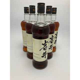 ホンボウシュゾウ(本坊酒造)の6本セット　岩井　マルスウイスキー　岩井トラディショナル　本坊酒造　駒ヶ岳　津貫(ウイスキー)