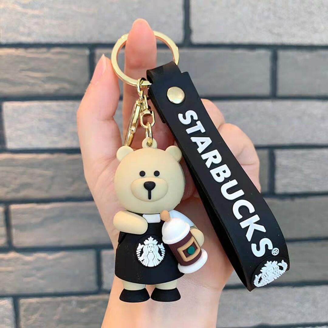 Starbucks(スターバックス)の［S5］海外限定　Starbucks スタバ　キーホルダー　新品未使用 レディースのファッション小物(キーホルダー)の商品写真