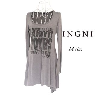 イング(INGNI)のINGNI ロンT チュニック トップス レディース(Tシャツ(長袖/七分))