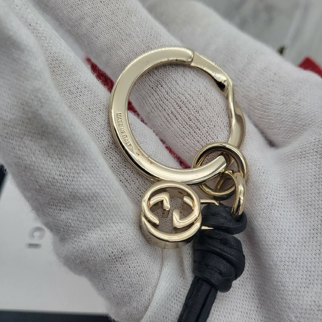 Gucci(グッチ)の【未使用に近い】 GUCCI グッチ キーリング キーホルダー GG レディースのファッション小物(その他)の商品写真