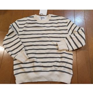 ザラ(ZARA)のZARA ボーダートレーナー 116cm(Tシャツ/カットソー)