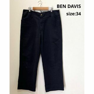 ベンデイビス(BEN DAVIS)のベンデイビス BEN DAVIS パンツ ワークパンツ チノパン ブラック 34(チノパン)