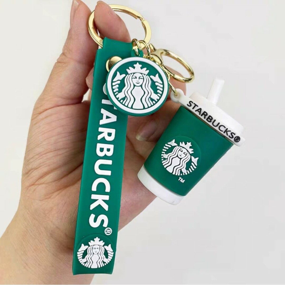 Starbucks(スターバックス)の［S9］海外限定　Starbucks スタバ　キーホルダー　新品未使用 レディースのファッション小物(キーホルダー)の商品写真