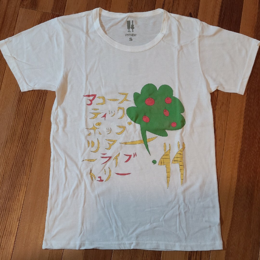 Tシャツ  *RYTHEM [ホワイト/プリント/S] レディースのトップス(Tシャツ(半袖/袖なし))の商品写真