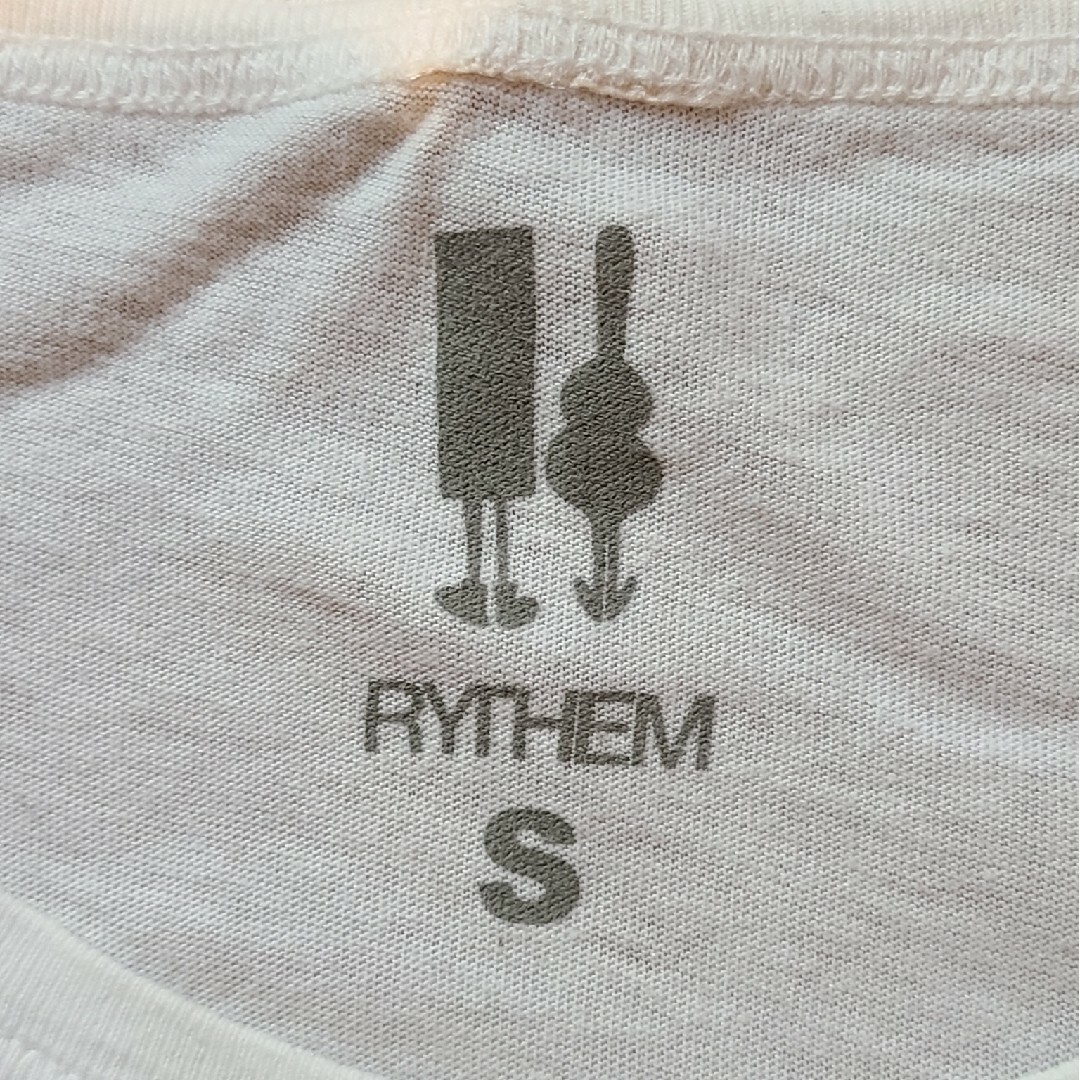 Tシャツ  *RYTHEM [ホワイト/プリント/S] レディースのトップス(Tシャツ(半袖/袖なし))の商品写真