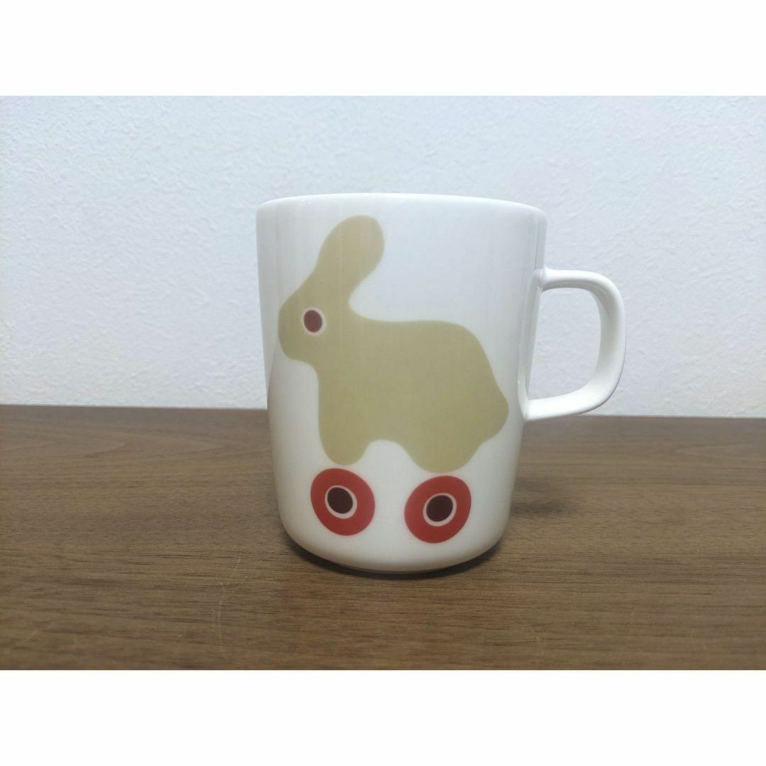 marimekko(マリメッコ)のマリメッコ　marimekko　マグカップ　Rulla 　うさぎ　新品 インテリア/住まい/日用品のキッチン/食器(グラス/カップ)の商品写真