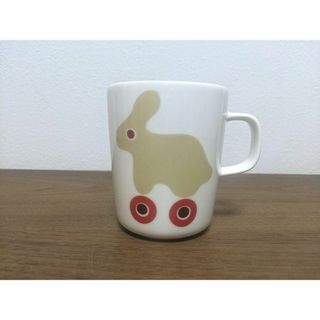 マリメッコ(marimekko)のマリメッコ　marimekko　マグカップ　Rulla 　うさぎ　新品(グラス/カップ)