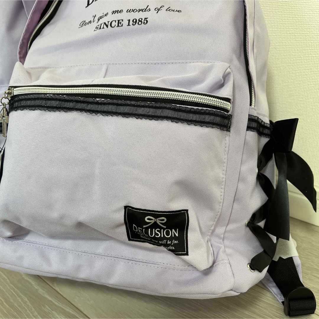 新品　2個セット　リュック　パープル レディースのバッグ(リュック/バックパック)の商品写真