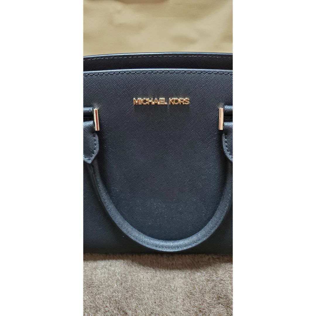 Michael Kors(マイケルコース)の新品 マイケルコース サッチェル バック ブラック レディースのバッグ(ショルダーバッグ)の商品写真