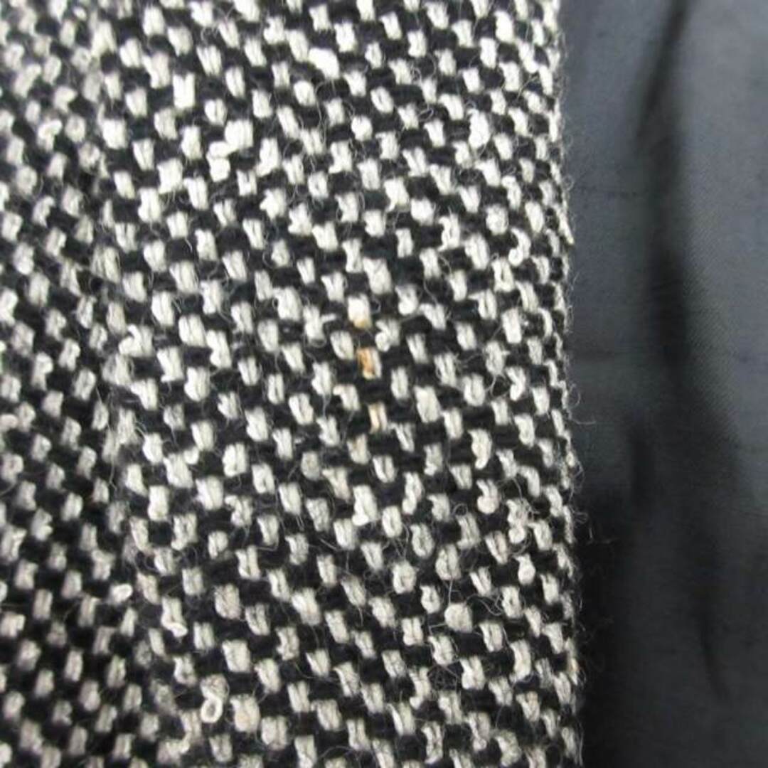 other(アザー)のアトリエフランセ ツイードジャケット ブレザー 黒 白 約M ■GY31 レディースのジャケット/アウター(その他)の商品写真