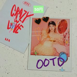 イッチ(ITZY)のCIL　リア　ポラロイド　トレカ　１枚　Crazy In Love　ITZY(その他)