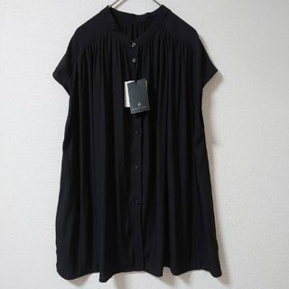 インタープラネット フレンチスリーブ 前後 2way シフォン ブラウス