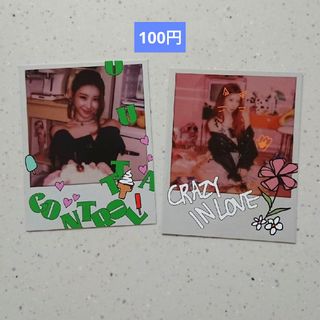 イッチ(ITZY)の２種コンプ　チェリョン　ポラロイド　トレカ　Crazy In Love　ITZY(その他)