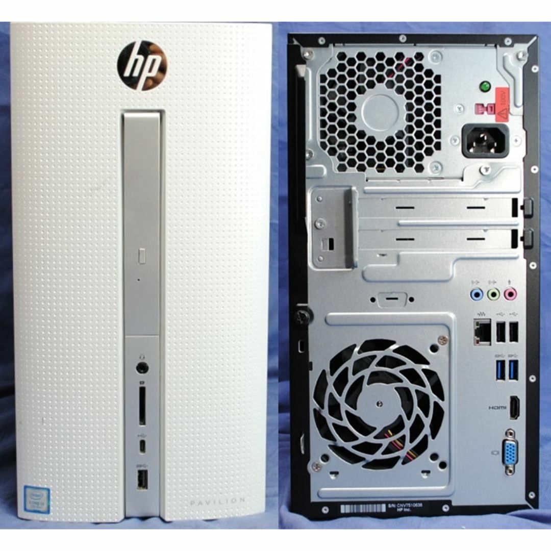 HP(ヒューレットパッカード)の爆速!キレイ!HP 小型PC/i3-7100/win11/Office2021 スマホ/家電/カメラのPC/タブレット(デスクトップ型PC)の商品写真