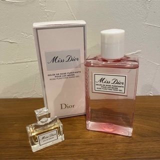 クリスチャンディオール(Christian Dior)のミスディオール　Miss Dior 香水 ハンドジェル　2点set 未使用品(その他)