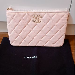 シャネル(CHANEL)のCHANEL シャネル マトラッセ クラッチ ポーチ フラグメントケース(ポーチ)