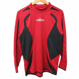 アンブロ(UMBRO)のアンブロ Tシャツ カットソー トレーニング  ロゴ 赤 レッド L ■GY31(その他)