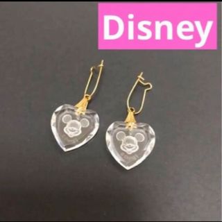 ディズニー(Disney)のレア　ミッキー　ディズニー　ピアス　ガラス　アクセサリー(ピアス)