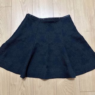 ザラ(ZARA)のZARA ザラ ブラック スカート(ひざ丈スカート)