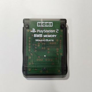 PS2 メモリーカード ホリ電機 スケルトンブラック