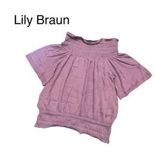 リリーブラウン(Lily Brown)のリリーブラウントップス美品(カットソー(半袖/袖なし))