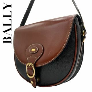 BALLY バリー　s79　ショルダーバッグ　ポシェット　レザー　バイカラー