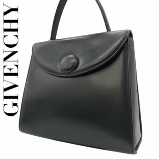 ジバンシィ(GIVENCHY)のGIVENCHY ジバンシー　s79　フォーマルバッグ　黒　レザー　ワンハンドル(ハンドバッグ)