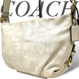 コーチ(COACH)のコーチ COACH ショルダーバッグ パンチング シグネチャー F17104(ショルダーバッグ)