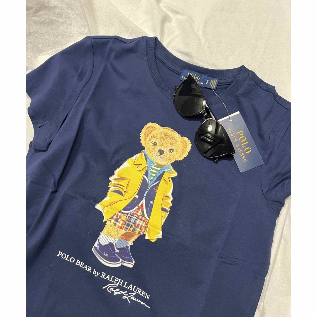 POLO RALPH LAUREN(ポロラルフローレン)のPOLO ラルフ　ローレン　ポロベア モチーフ クルーネック Tシャツ sサイズ レディースのトップス(Tシャツ(半袖/袖なし))の商品写真