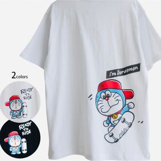 サンリオ(サンリオ)のI'mドラえもん 再入荷 Mサイズ 白 半袖Tシャツ (Tシャツ/カットソー(半袖/袖なし))