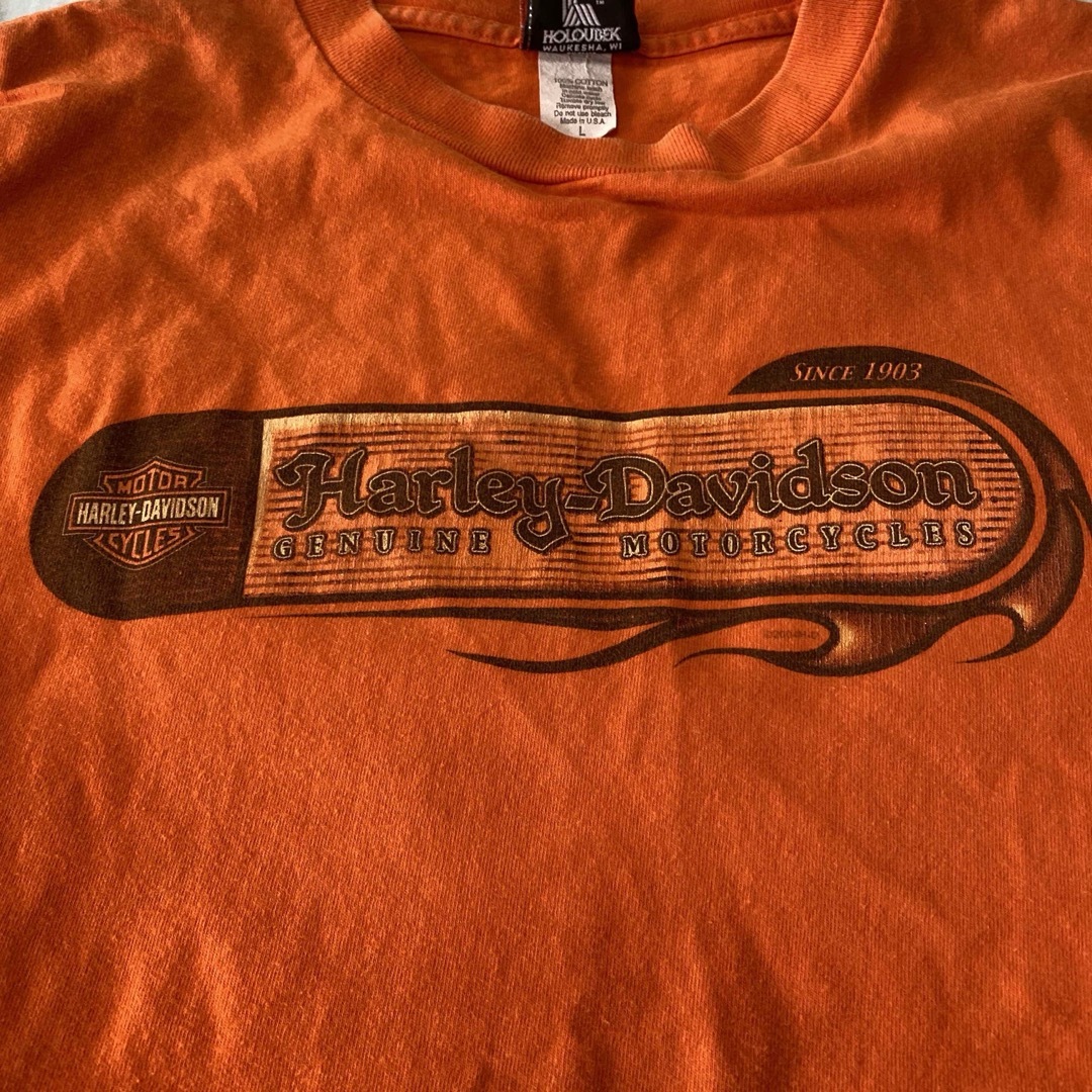 Harley Davidson(ハーレーダビッドソン)のHarley Davidson 半袖Tシャツ　MADE IN USA メンズのトップス(Tシャツ/カットソー(半袖/袖なし))の商品写真