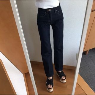 マウジー(moussy)のmoussy ストレートデニムパンツ 27インチ  SLY Ungrid(デニム/ジーンズ)