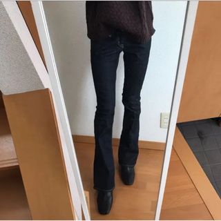 マウジー(moussy)のmoussy フレアデニムパンツ 25インチ SLY rienda GYDA(デニム/ジーンズ)