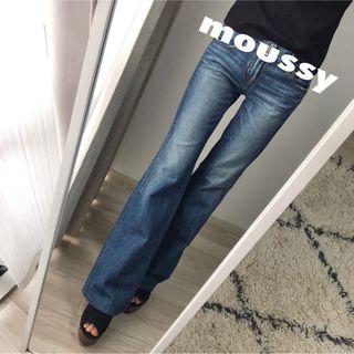 マウジー(moussy)のmoussy フレアデニムパンツ 25インチ SLY Ungrid GYDA(デニム/ジーンズ)