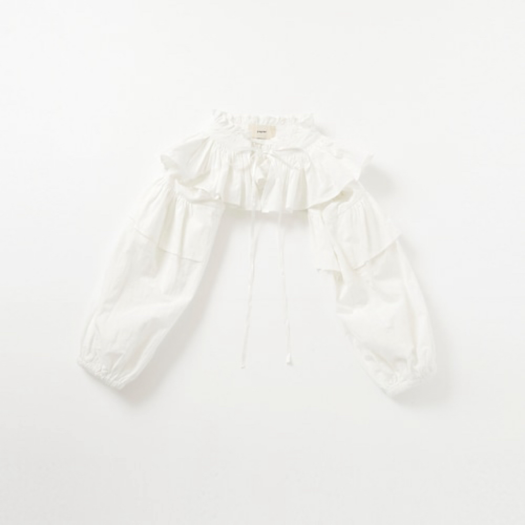 papier  Holder blouse / white レディースのトップス(シャツ/ブラウス(長袖/七分))の商品写真