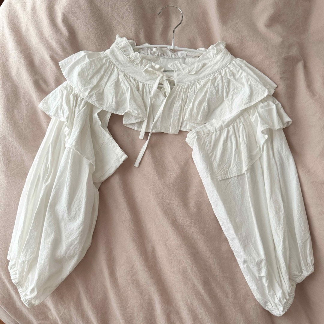 papier  Holder blouse / white レディースのトップス(シャツ/ブラウス(長袖/七分))の商品写真