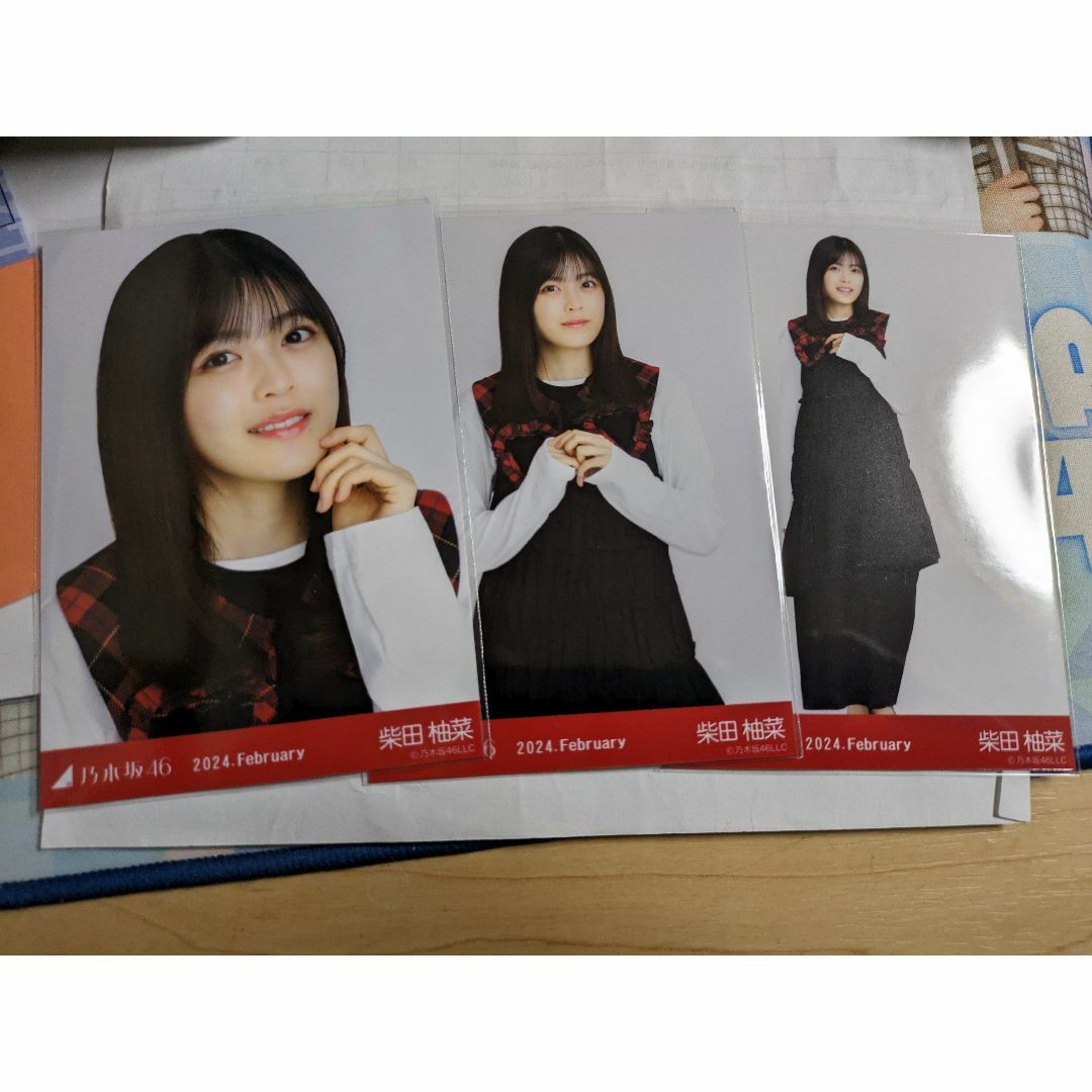 乃木坂46　タータンチェック　柴田柚菜 エンタメ/ホビーのタレントグッズ(アイドルグッズ)の商品写真