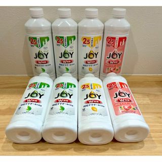 ジョイ W除菌 食器用洗剤 つめかえ用　計8本セット　詰替用(その他)