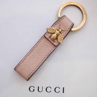 ♡美品♥︎ GUCCI キーリング アニマリエ ピンク 蜂