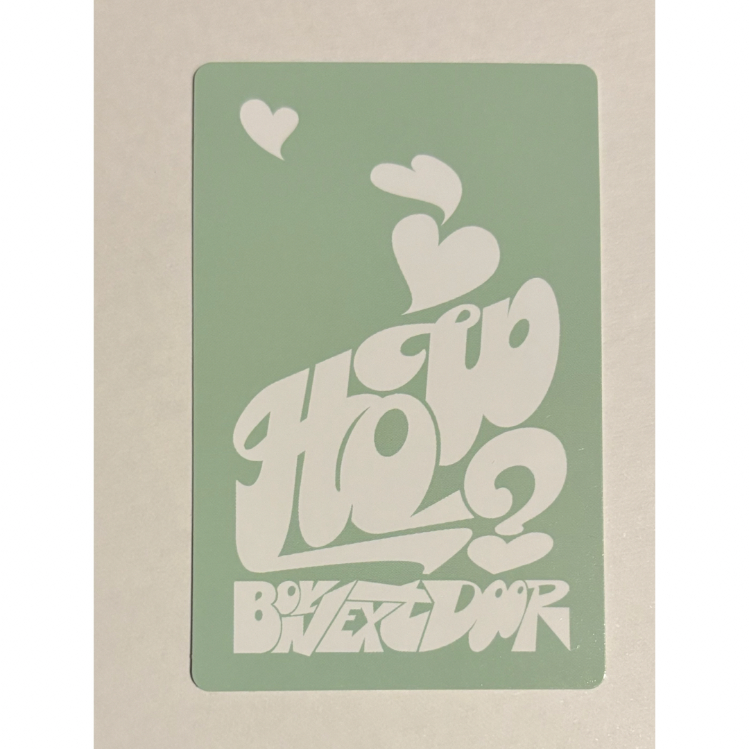BOYNEXTDOOR(ボーイネクストドア)のBOYNEXTDOOR ジェヒョン earth ver. トレカ エンタメ/ホビーのCD(K-POP/アジア)の商品写真