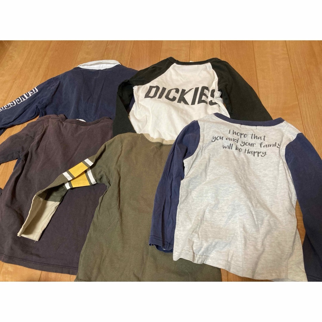 Dickies(ディッキーズ)のキッズ 長袖 ロンT 5枚セット 110 キッズ/ベビー/マタニティのキッズ服男の子用(90cm~)(Tシャツ/カットソー)の商品写真