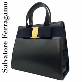 Salvatore Ferragamo - サルヴァトーレフェラガモ　s79 ヴァラリボン　ハンドバッグ　フォーマルバッグ