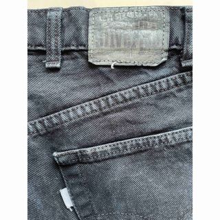 シルバータブ(SILVER TAB（Levi's）)のシルバータブ/ブラック/バギー/90's/USA製/W33/極太/オーバーサイズ(デニム/ジーンズ)