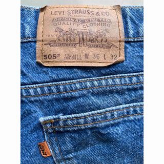 リーバイス(Levi's)のLevi's/インディゴ505/USA/90's/W36xL32/オレンジタブ/(デニム/ジーンズ)