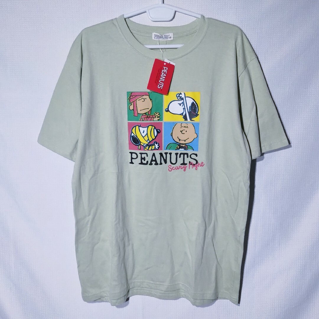 PEANUTS(ピーナッツ)の新品 Tシャツ XL スヌーピー チャーリー フランケンシュタイン ドラキュア メンズのトップス(Tシャツ/カットソー(半袖/袖なし))の商品写真