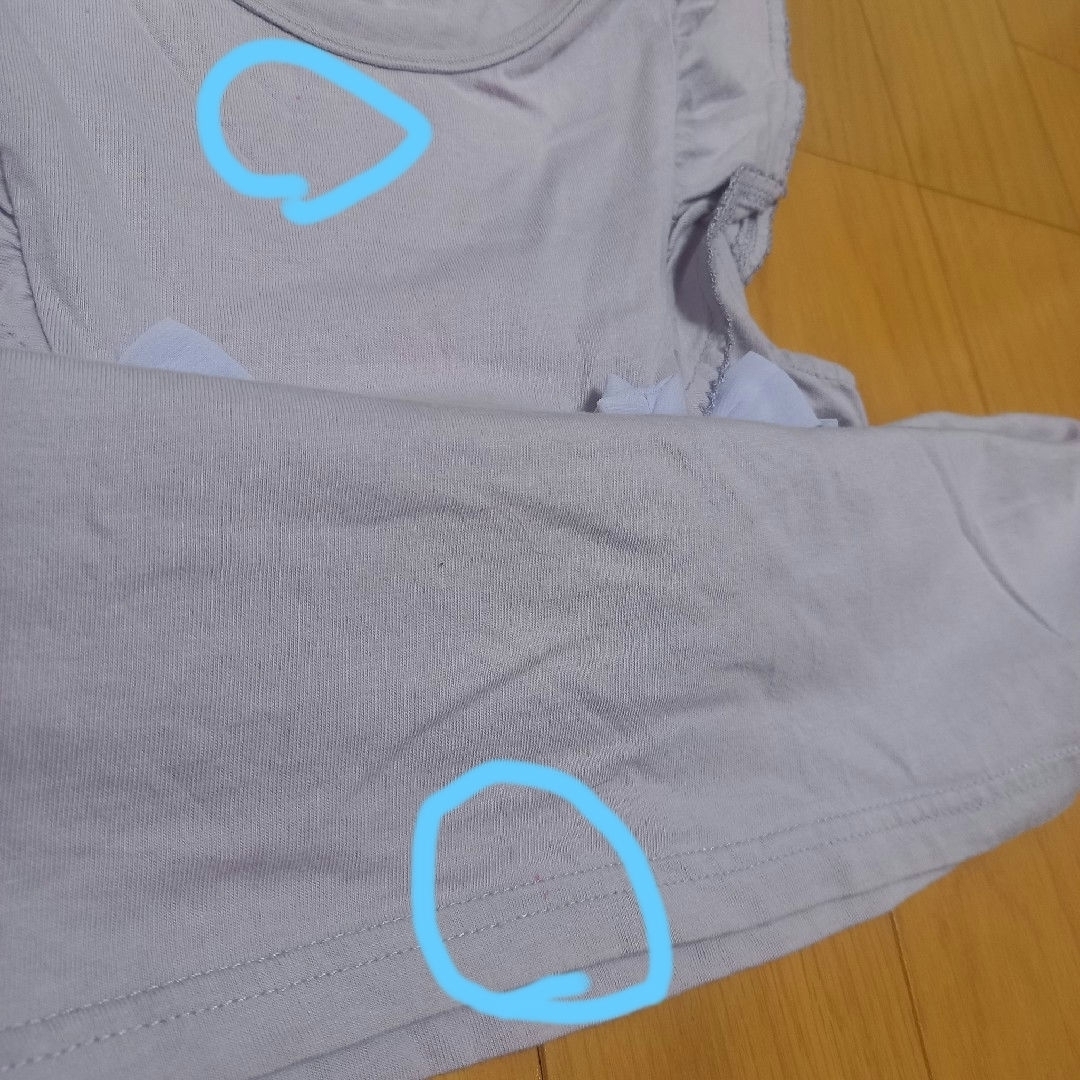 UNIQLO(ユニクロ)の半袖　110cm　五枚セット キッズ/ベビー/マタニティのキッズ服女の子用(90cm~)(Tシャツ/カットソー)の商品写真