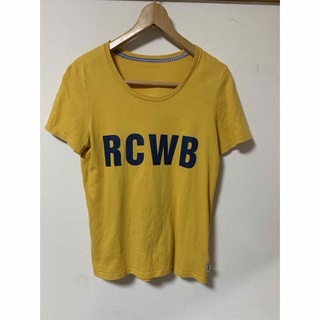 ロデオクラウンズ(RODEO CROWNS)の値下【RCWB】イエロー　半袖Tシャツ　M(Tシャツ(半袖/袖なし))