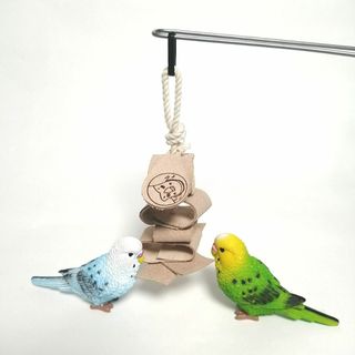 バードトイ「レザーハミハミ2」鳥おもちゃ　インコ　カジカジ　ガシガシ　ガジガジ②(鳥)