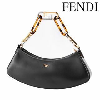 フェンディ(FENDI)のフェンディ レザー オーロックスウィングホーボ ショルダー ハンドバッグ(ショルダーバッグ)